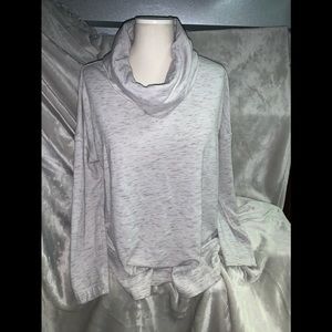 Gently worn cowl sweater